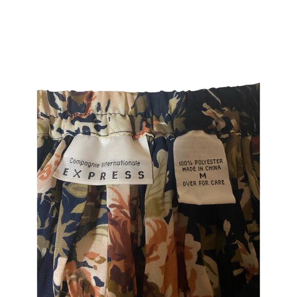 90’s Express floral pleated maxi skirt - Picture 5 of 5
